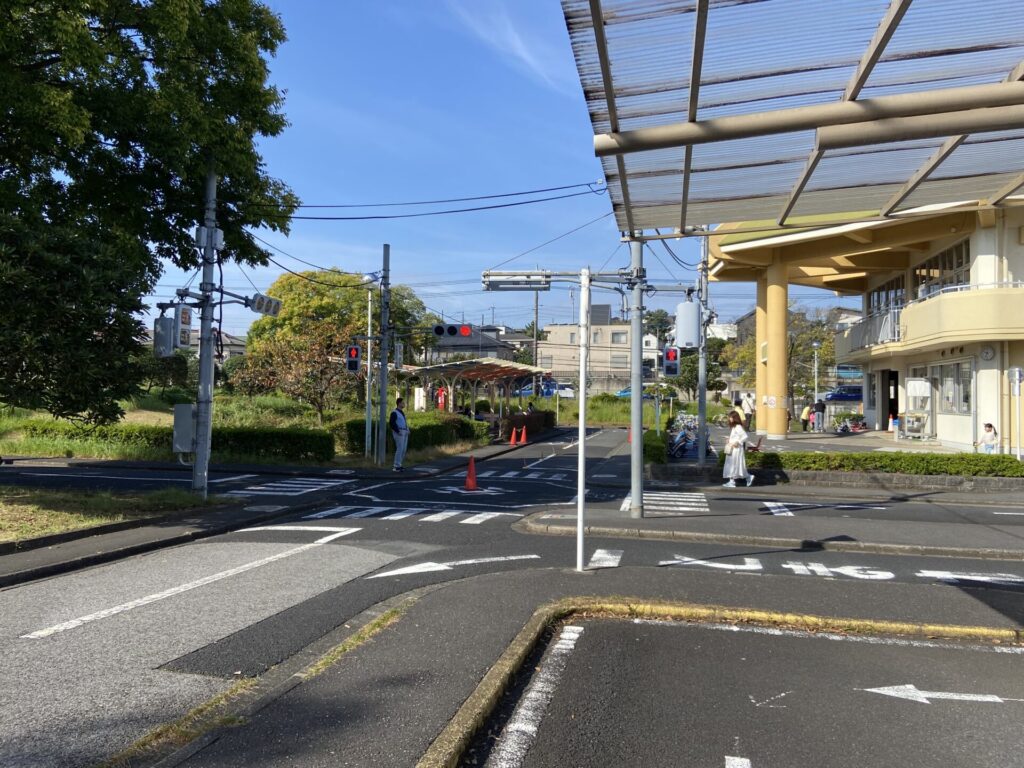 交通公園の交差点