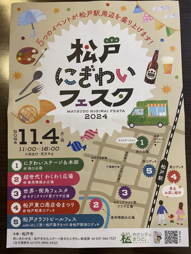 松戸にぎわいフェスタの地図